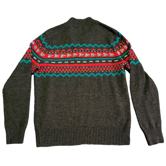 Urban Pipeline Quarter Zip Aztec Sweater | Men's M - Picture 5 of 6